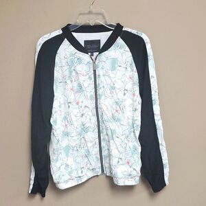 SANCTUARY Floral Bomber Jacket - Size Small